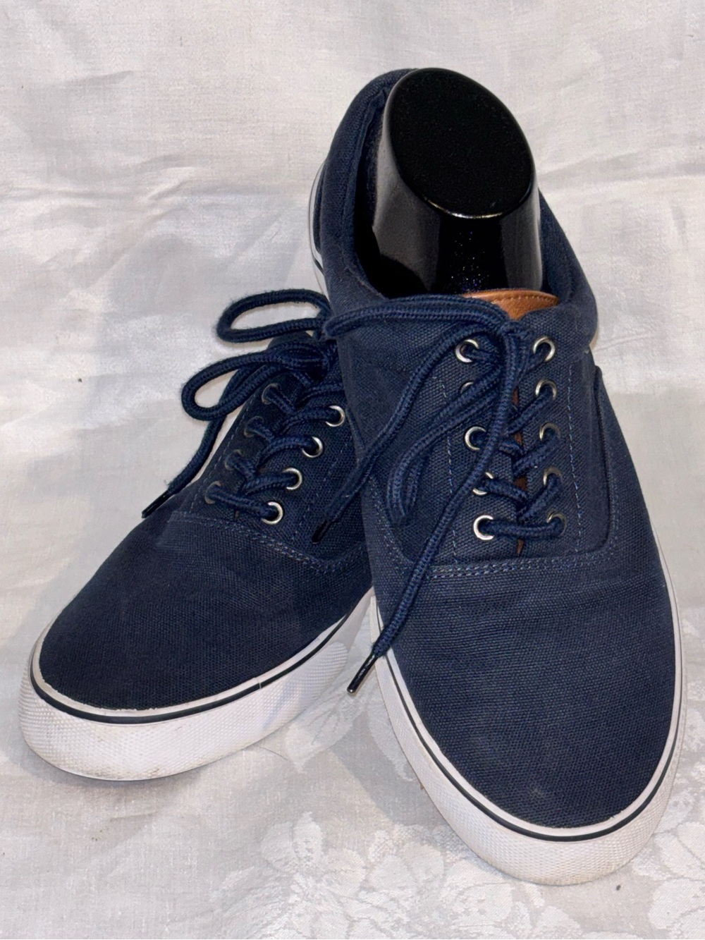 Goodfellow & Co Men’s Size 10 Navy Blue Canvas Lace Up Sneakers Target Size 10